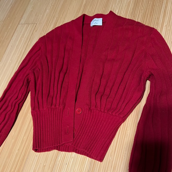 WILFRED plunge front cardigan - red - XXS - Picture 9 of 9